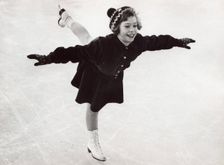 Princess Christina of Sweden, the ice princess, 1953. Creator: Unknown