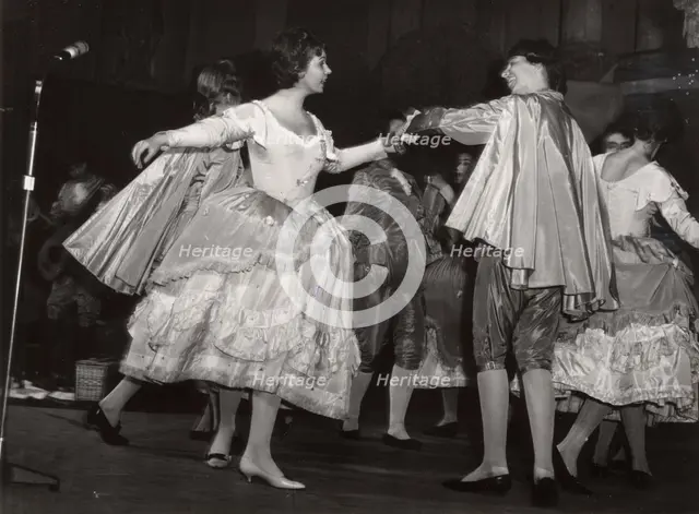 Princess Christina of Sweden at a costume ball, Stockholm, 1962. Creator: Unknown.