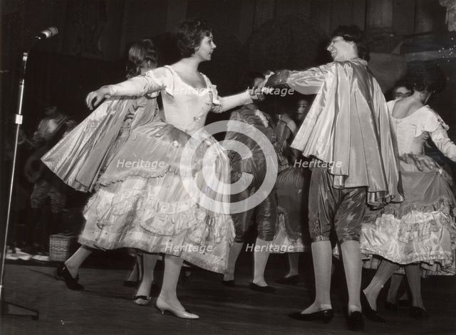 Princess Christina of Sweden at a costume ball, Stockholm, 1962. Creator: Unknown.