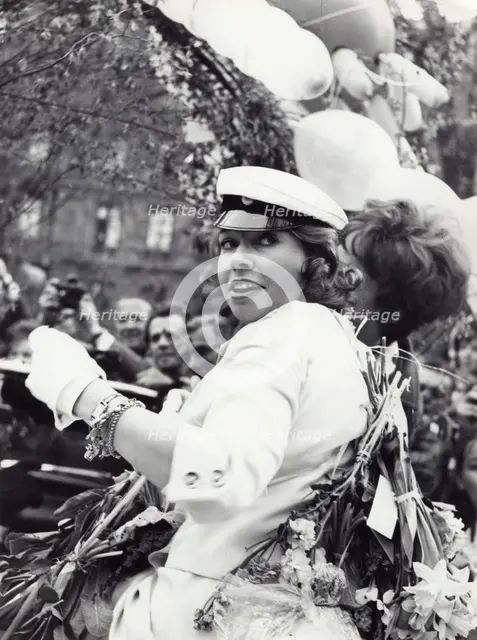 Princess Christina of Sweden celebrates passing her A-levels, 1963. Creator: Unknown.
