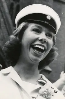 Princess Christina of Sweden celebrates passing her A-levels, 1963. Creator: Unknown