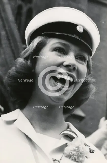 Princess Christina of Sweden celebrates passing her A-levels, 1963. Creator: Unknown.