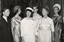 Princess Christina of Sweden celebrates passing her A-levels, 1963. Creator: Unknown