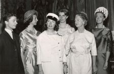Princess Christina of Sweden celebrates passing her A-levels, 1963. Creator: Unknown