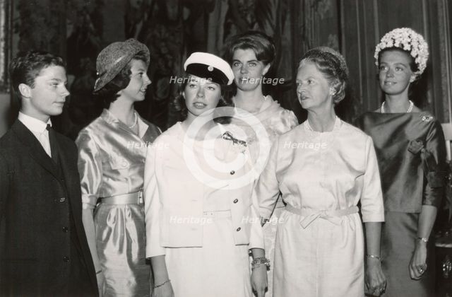 Princess Christina of Sweden celebrates passing her A-levels, 1963. Creator: Unknown.