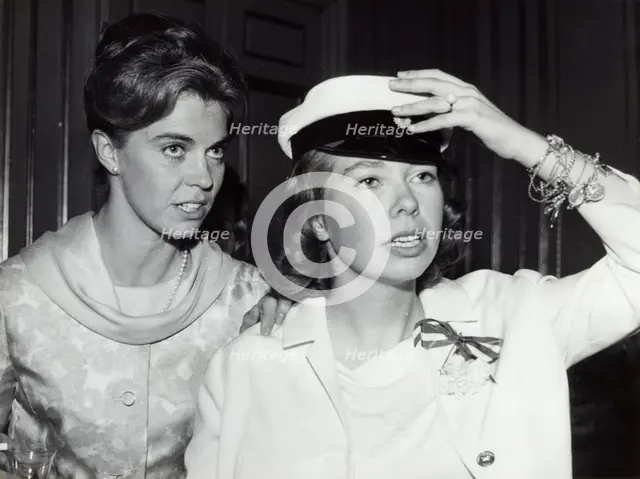Princess Christina of Sweden celebrates passing her A-levels, 1963. Creator: Unknown.