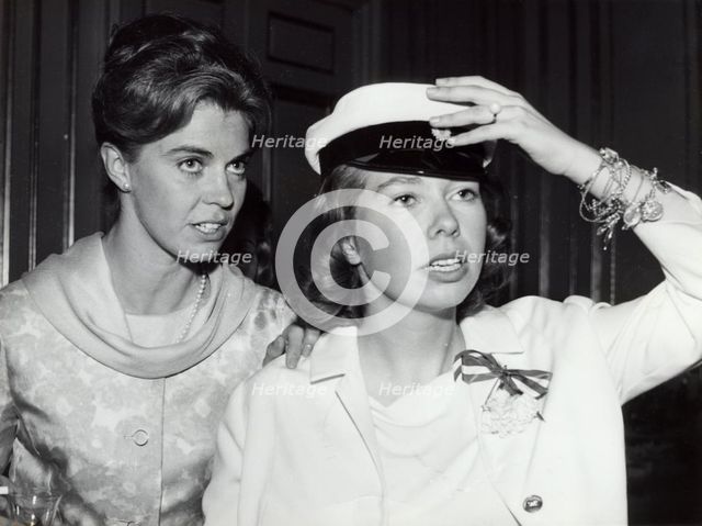Princess Christina of Sweden celebrates passing her A-levels, 1963. Creator: Unknown.