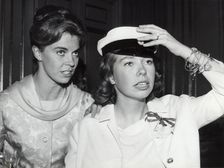 Princess Christina of Sweden celebrates passing her A-levels, 1963