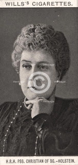 Princess Christian of Schleswig-Holstein, 1908. Artist: WD & HO Wills