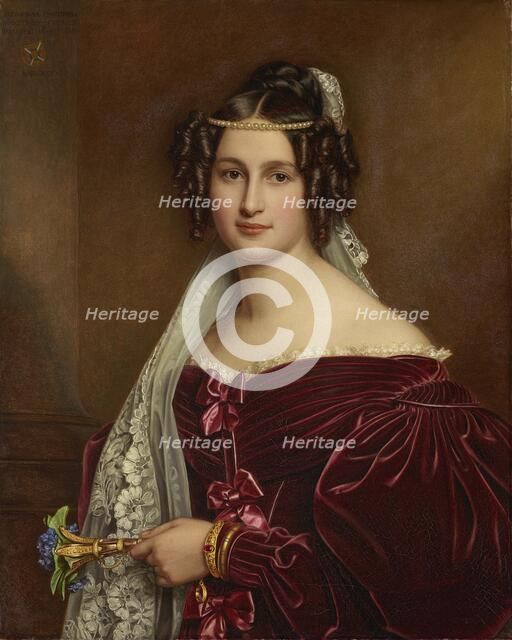 Princess Crescentia von Oettingen-Oettingen und Wallerstein (1806-1853), 1836. Creator: Stieler, Joseph Karl (1781-1858).