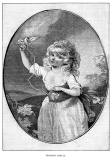 Princess Amelia, youngest daughter of George III and Queen Charlotte, 19th century