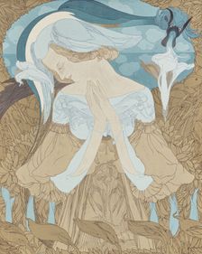 Princess and dragon, 1896. Creator: Georges de Feure