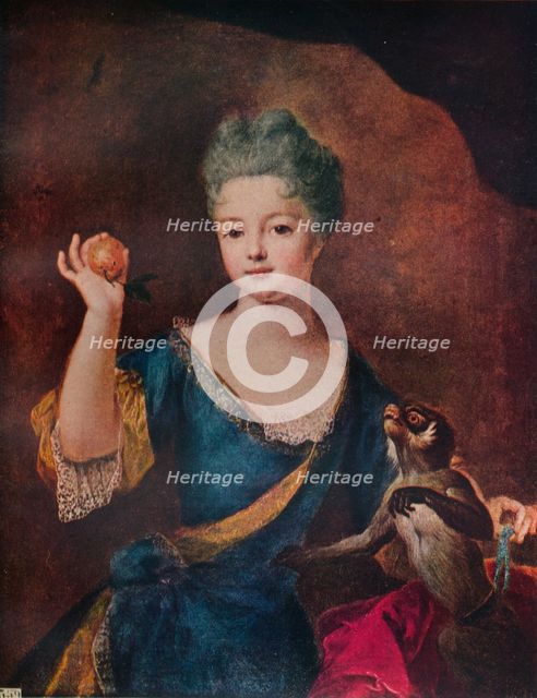 'Princess Anne De Bourbon-Conti',  17th century, (c1927). Artist: Alexis Simon Belle.