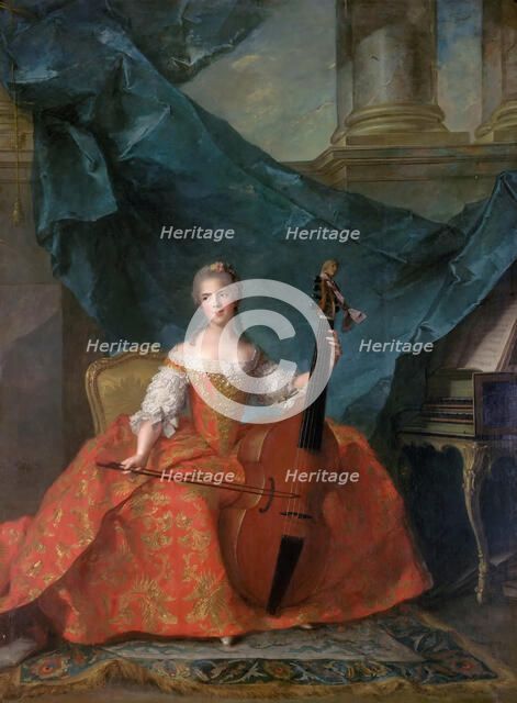 Princess Anne Henriette of France (1727-1752). Artist: Nattier, Jean-Marc (1685-1766)