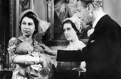 Princess Anne's christening, Buckingham Palace, 1950. Creator: Unknown.