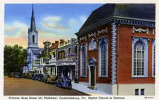 Princess Anne Street, Fredricksburg, Virginia, USA, 1940