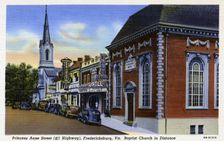 Princess Anne Street, Fredricksburg, Virginia, USA, 1940