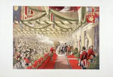 Princess Alexandra's arrival at Bricklayers Arms Station, Bermondsey, London, 1863. Artist: Anon