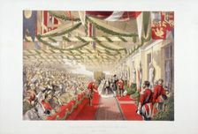 Princess Alexandra's arrival at Bricklayers Arms Station, Bermondsey, London, 1863. Artist: Anon