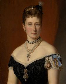 Princess Alice of the United Kingdom (1843-1878), Grand Duchess of Hesse and by Rhine , 1879. Creator: Hartmann, Joseph Adam (1812-1885)