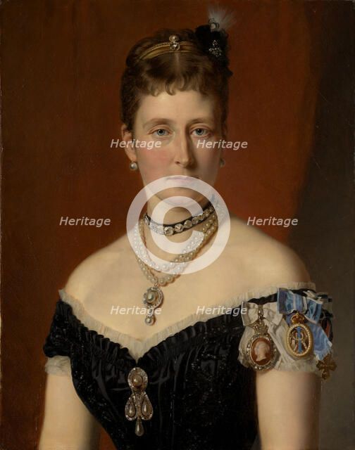 Princess Alice of the United Kingdom (1843-1878), Grand Duchess of Hesse and by Rhine , 1879. Creator: Hartmann, Joseph Adam (1812-1885).