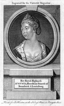 Princess Augusta Charlotte, Duchess of Brunswick-Wolfenbuttell, 18th century