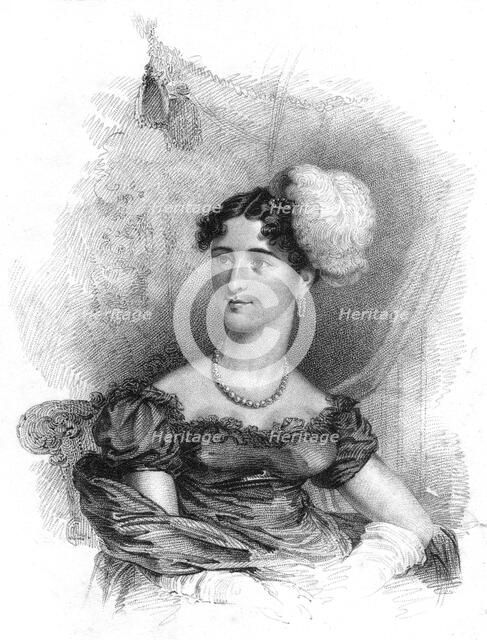Princess Augusta, Duchess of Cambridge, 1818.Artist: J Alais