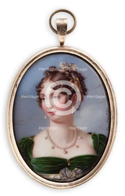 Princess Augusta of Bavaria, 1805-1855. Creator: Abraham Constantin.