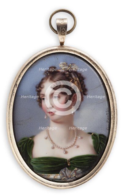 Princess Augusta of Bavaria, 1805-1855. Creator: Abraham Constantin.