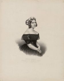 Princess Augusta of Cambridge (1822-1916), Grand Duchess of Mecklenburg-Strelitz. Creator: Giere, Julius (1807-1880)