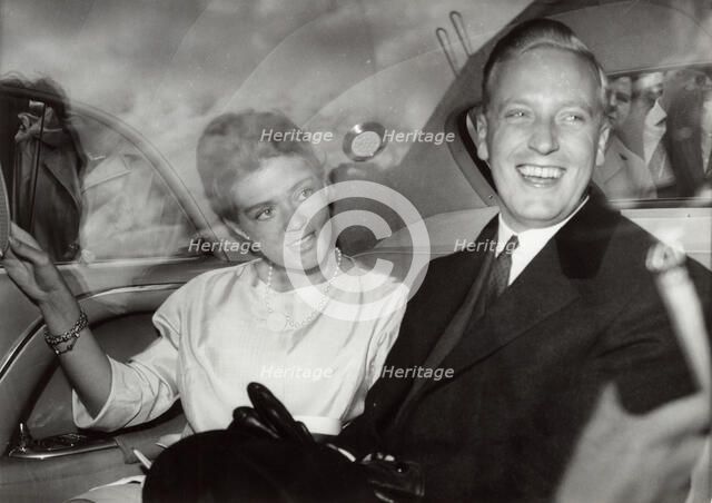 Princess Birgitta of Sweden and Prince Johann Georg von Hohenzollern, 1961. Artist: Unknown