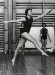 Princess Birgitta of Sweden in a show at the National Gymnastic Institute, 1958. Creator: Unknown