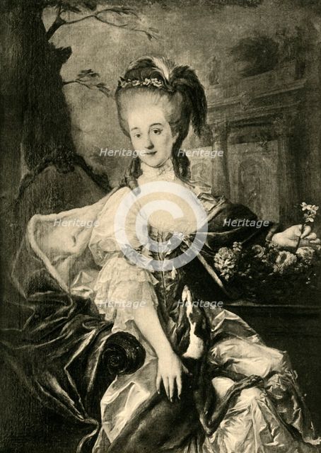 Princess Elzbieta Izabela Czartoryska, 1770s, (1903). Creator: Unknown.