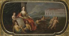 Princess Eleonora Czartoryska (1712-1795), Wife of Prince Michal (1696-1775)..., mid-18th century. Creator: Unknown