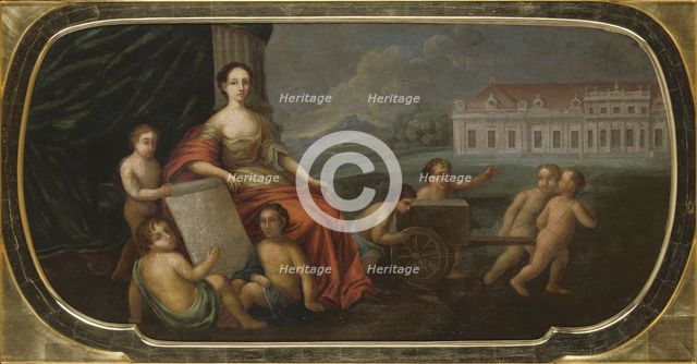 Princess Eleonora Czartoryska (1712-1795), Wife of Prince Michal (1696-1775)..., mid-18th century. Creator: Unknown.