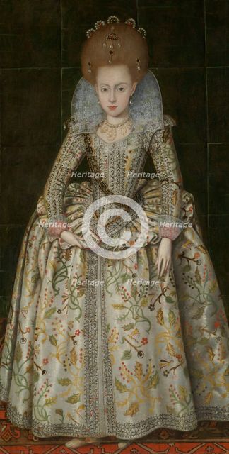 Princess Elizabeth (1596-1662), Later Queen of Bohemia, ca. 1606. Creator: Robert Peake I.