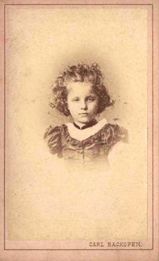 Princess Elizabeth of Hesse by Rhine as child, 1870s-1880s