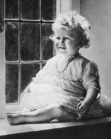 Princess Elizabeth at St Paul's Walden Bury, 1927, (1937)