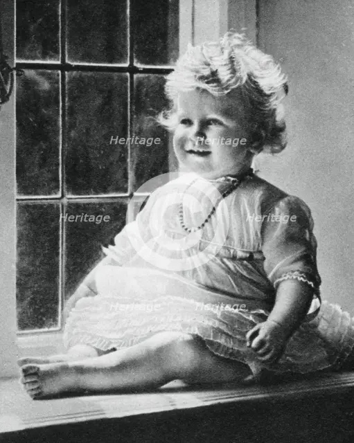 Princess Elizabeth at St Paul's Walden Bury, 1927, (1937). Artist: Unknown