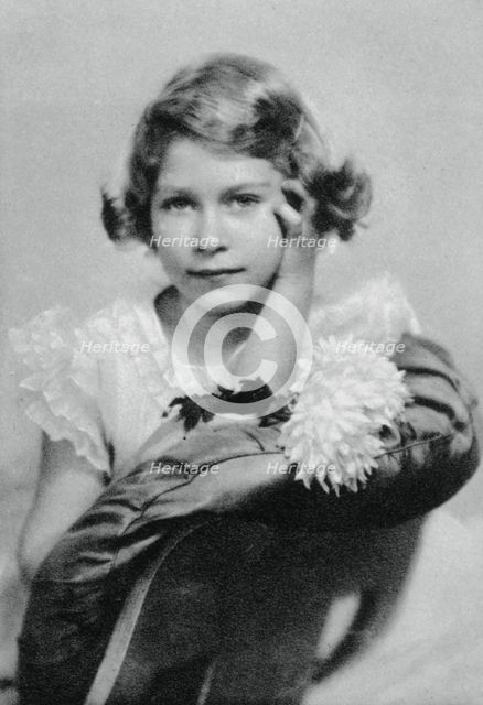 Princess Elizabeth aged nine, 1935, (1937). Artist: Unknown