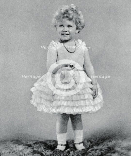 Princess Elizabeth aged two in 1928, (1937). Artist: Unknown