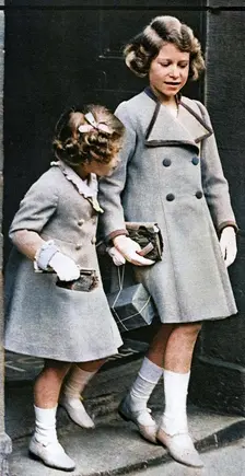 Princess Elizabeth and her sister, c1936. Creator: Unknown