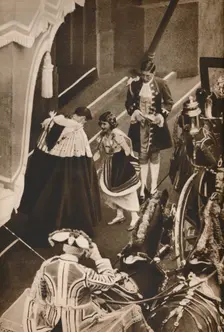 Princess Elizabeth arriving for the Coronation of her parents 1937