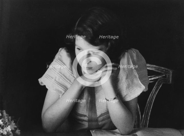 Princess Elizabeth (b1926), 1934. Creator: Unknown.