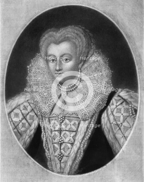 ''Princess Elizabeth, daughter of Henry VIII. afterwards Queen; Natus 1533 - Denatus 1603', 1810. Creator: Richard Earlom.