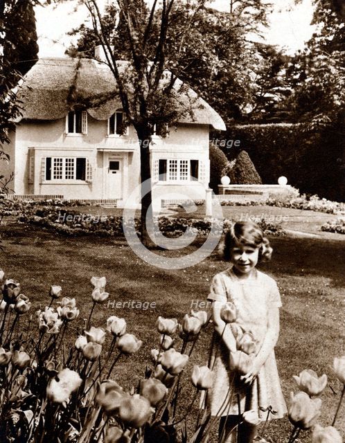 Princess Elizabeth, future Queen Elizabeth II of Great Britain, Windsor, 1930s. Artist: Unknown
