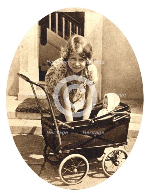 Princess Elizabeth, future Queen Elizabeth II of Great Britain, Windsor, 1930s. Artist: Unknown