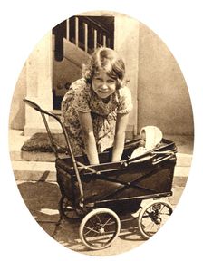 Princess Elizabeth, future Queen Elizabeth II of Great Britain, Windsor, 1930s