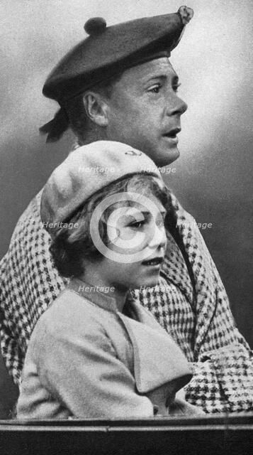 Princess Elizabeth with her uncle David, c1936. Artist: Unknown