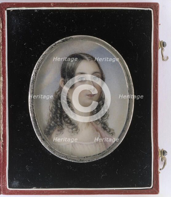 Princess Eugenie of Sweden at a young age, c1840s. Creator: Unknown.